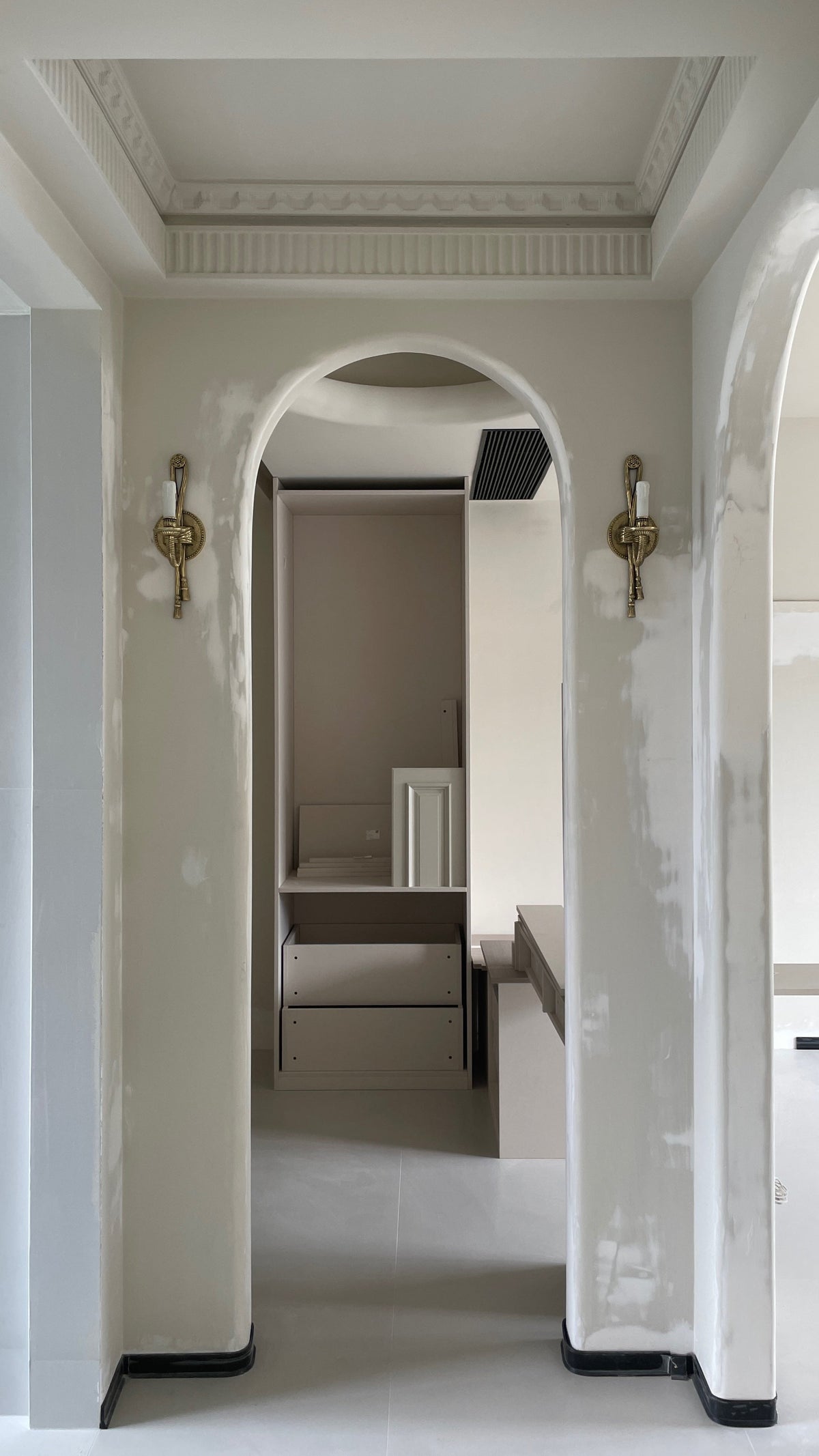 Cast Brass Sconce
