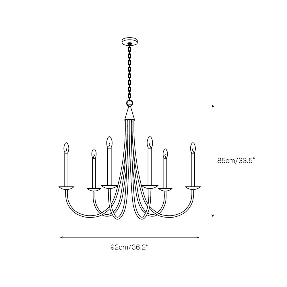 Castlehill Chandelier - view 3
