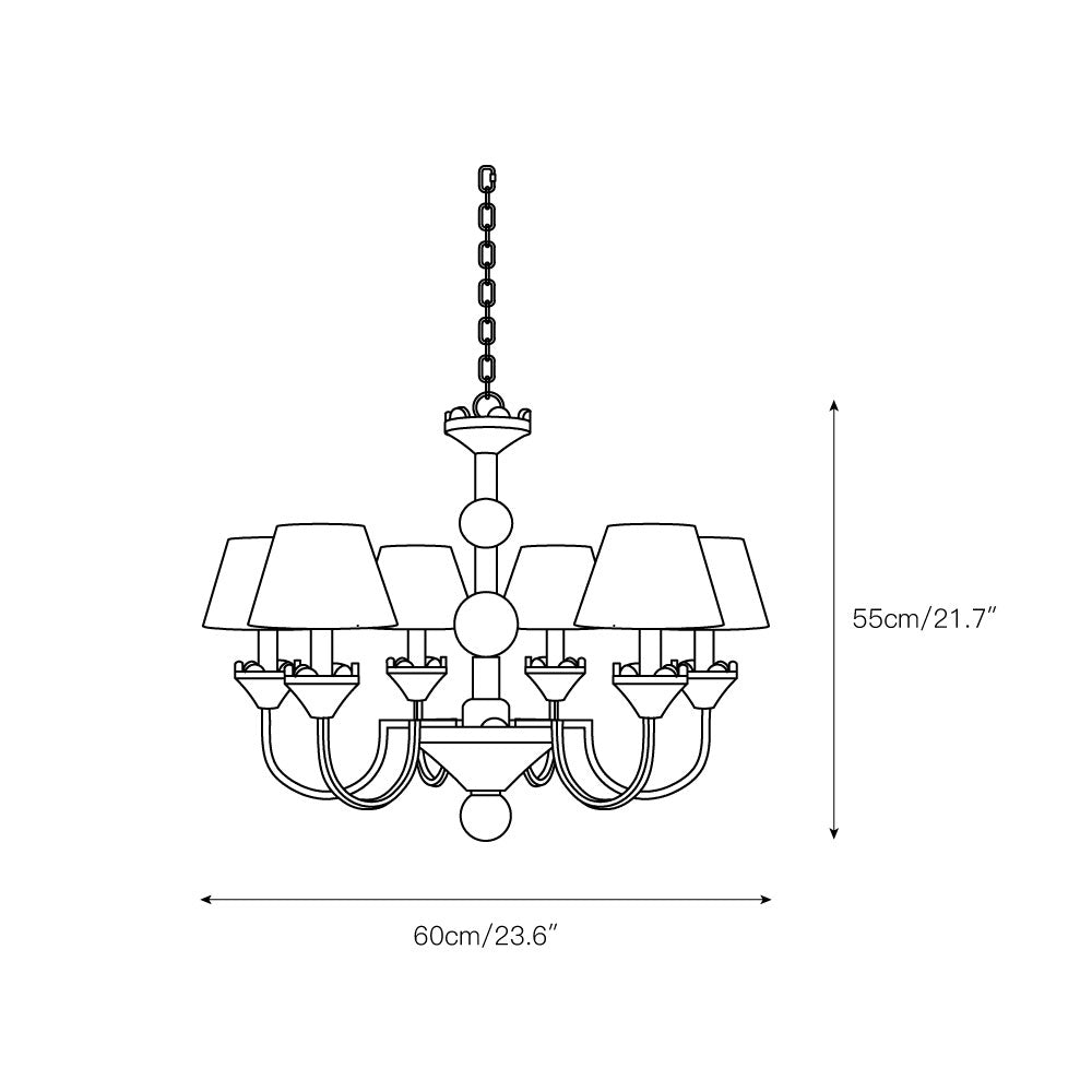 Cavaillon Chandelier - view 3