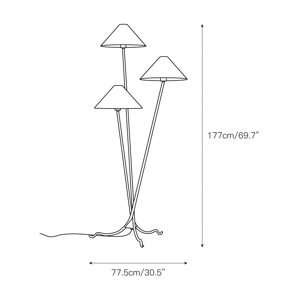Cedar Floor Lamp - view 3