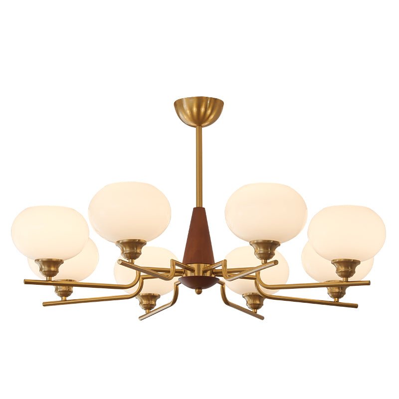 Celeste Sphere Walnut Chandelier - view 17