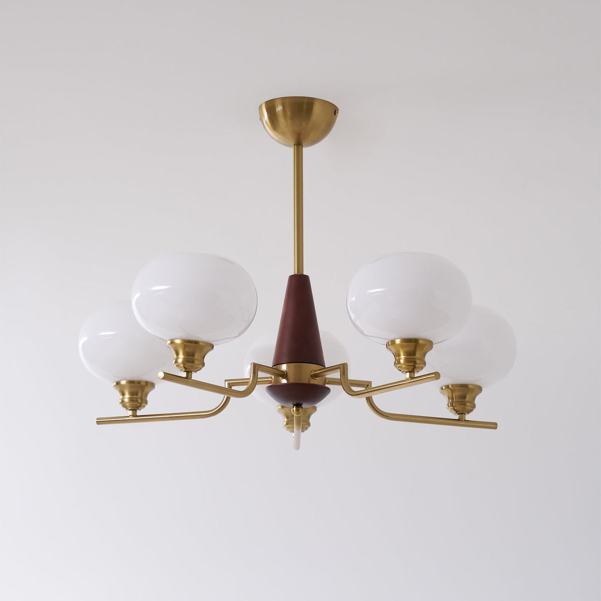 Celeste Sphere Walnut Chandelier - view 27