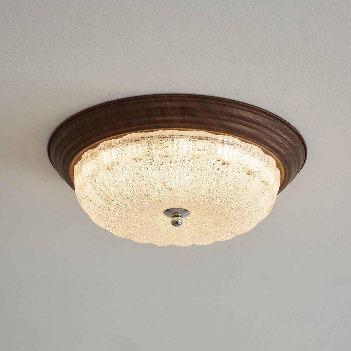 Celestia Walnut Ceiling Light - view 16