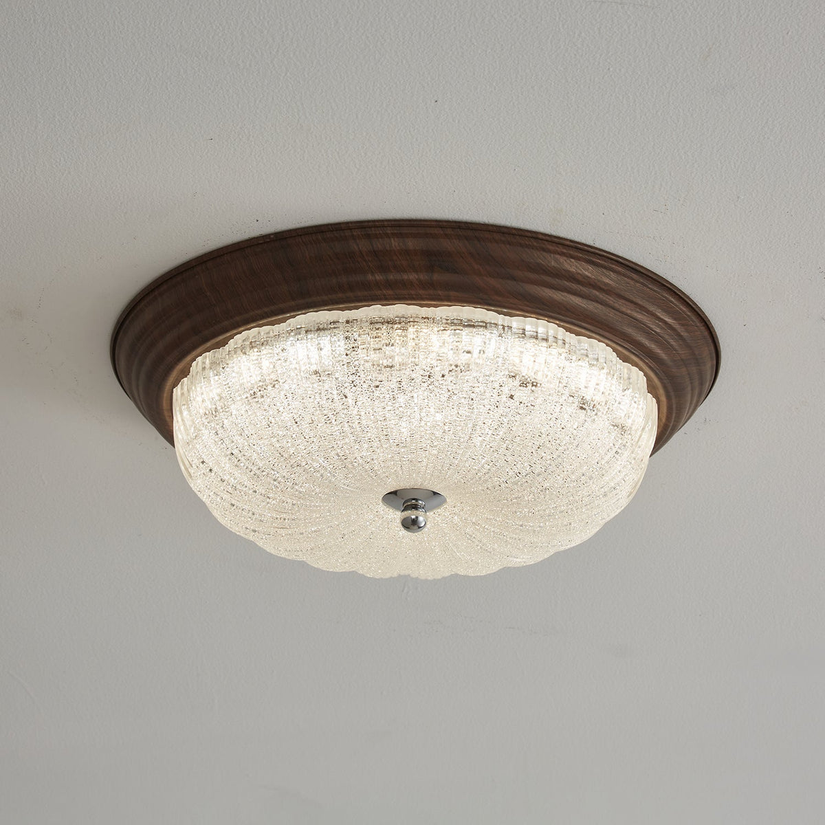Celestia Walnut Ceiling Light - view 18