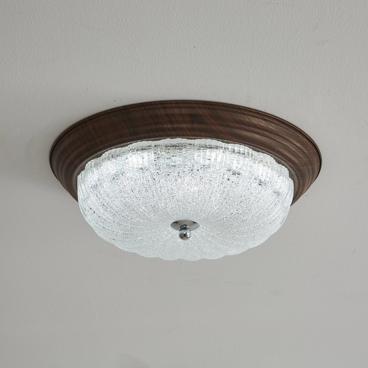 Celestia Walnut Ceiling Light - view 19