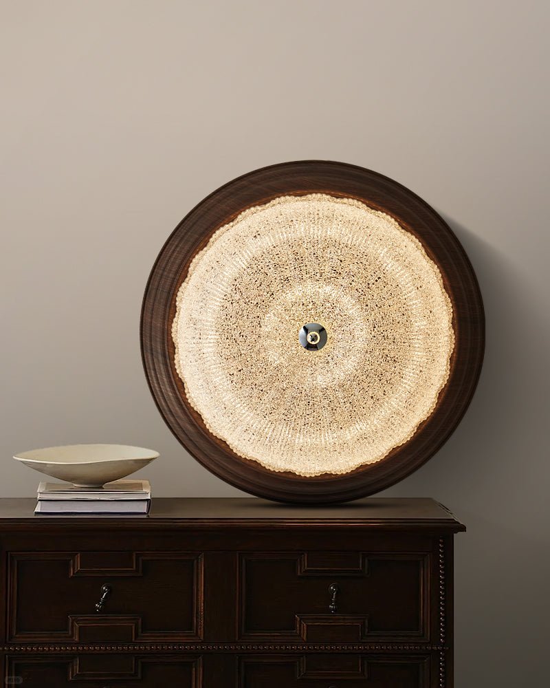 Celestia Walnut Ceiling Light - view 9
