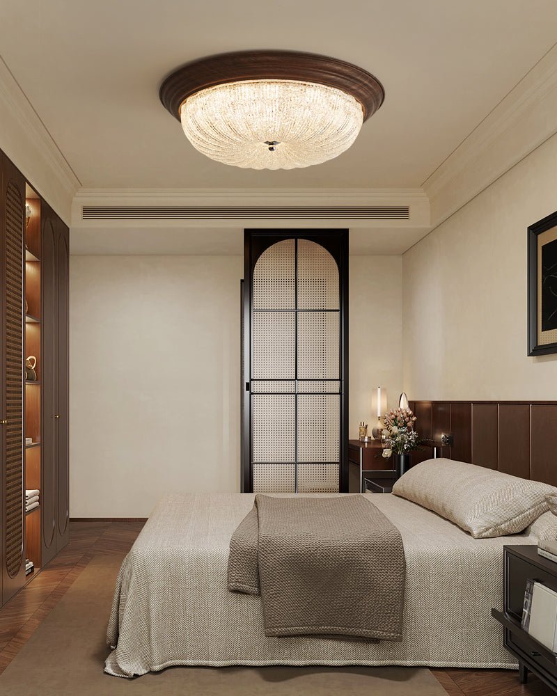 Celestia Walnut Ceiling Light - view 8