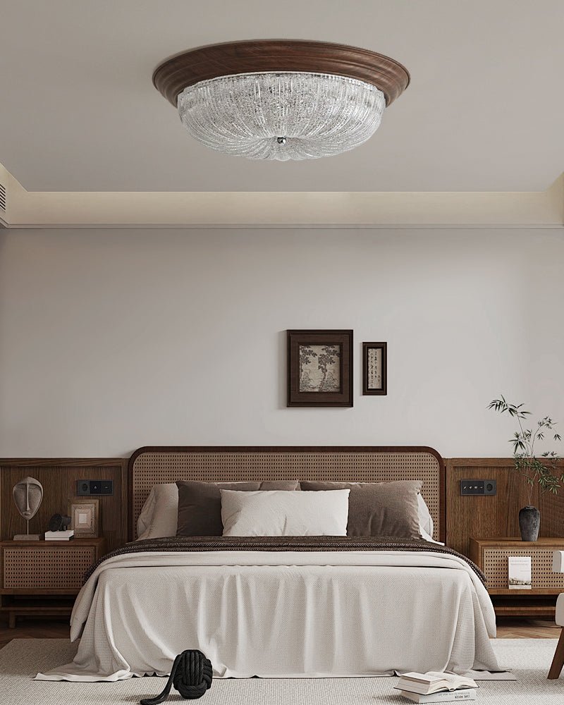 Celestia Walnut Ceiling Light - view 5