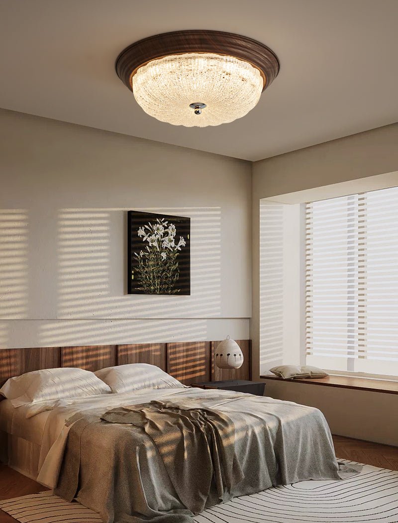 Celestia Walnut Ceiling Light - view 6