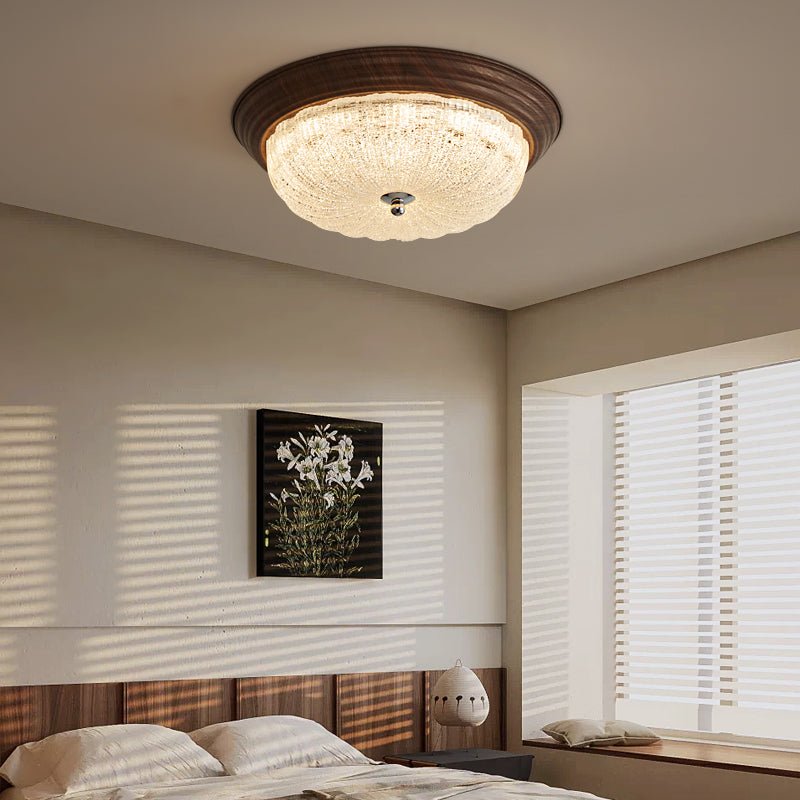 Celestia Walnut Ceiling Light - view 3