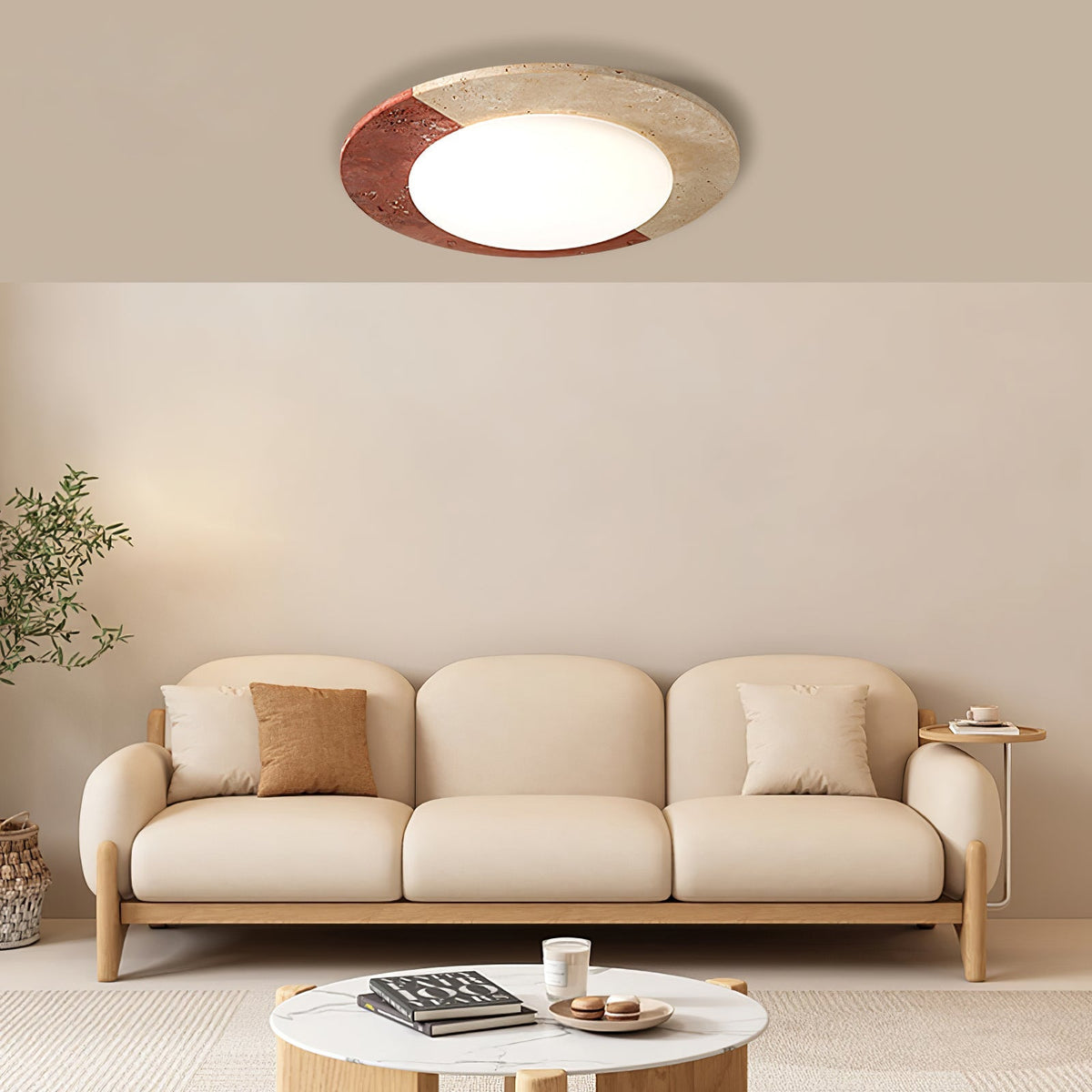 Celestial Travertine Ceiling Lamp - view 17