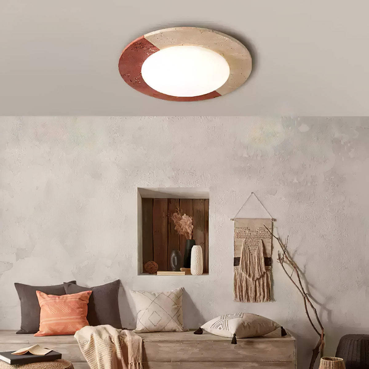 Celestial Travertine Ceiling Lamp - view 19