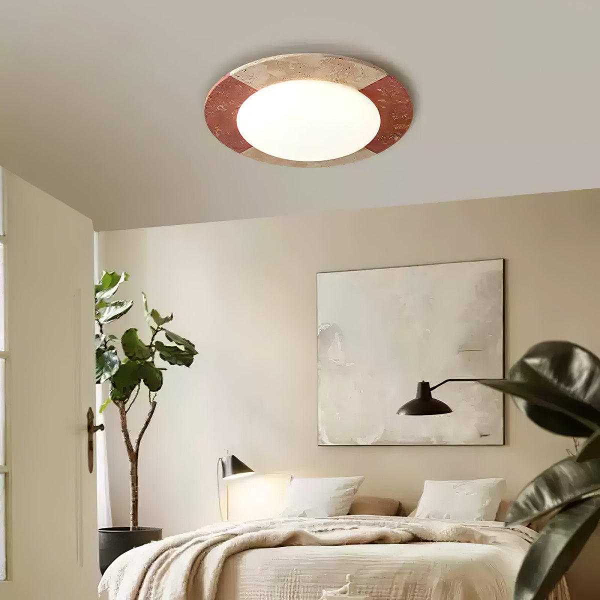 Celestial Travertine Ceiling Lamp - view 22
