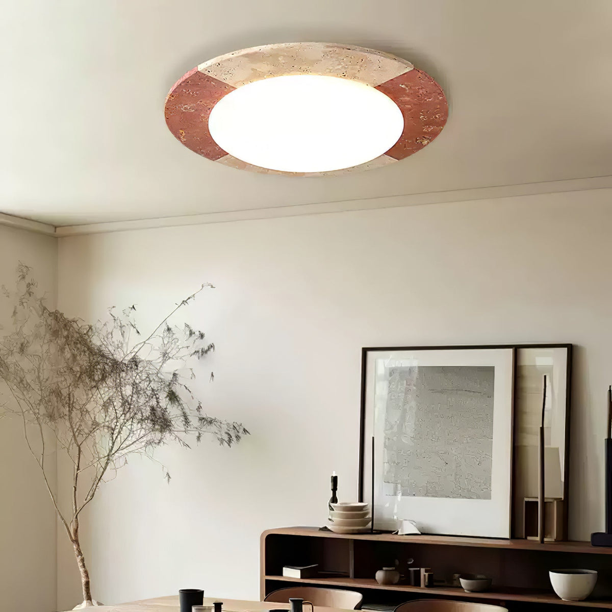 Celestial Travertine Ceiling Lamp - view 23