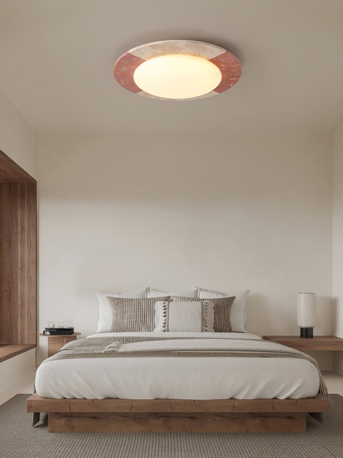 Celestial Travertine Ceiling Lamp - view 4