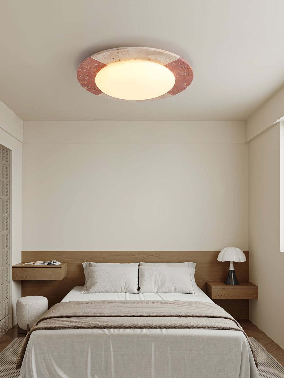 Celestial Travertine Ceiling Lamp - view 7