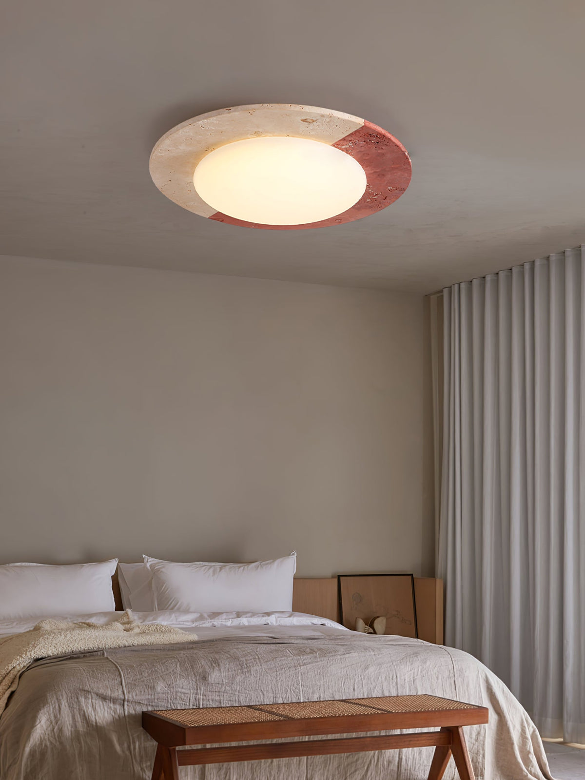 Celestial Travertine Ceiling Lamp - view 8