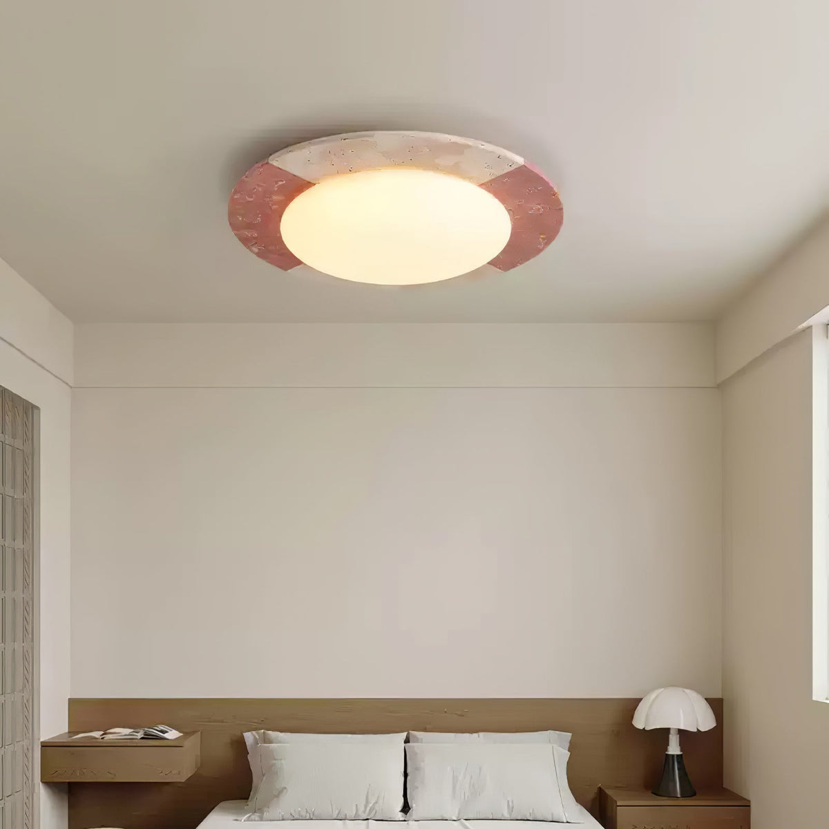 Celestial Travertine Ceiling Lamp - view 2