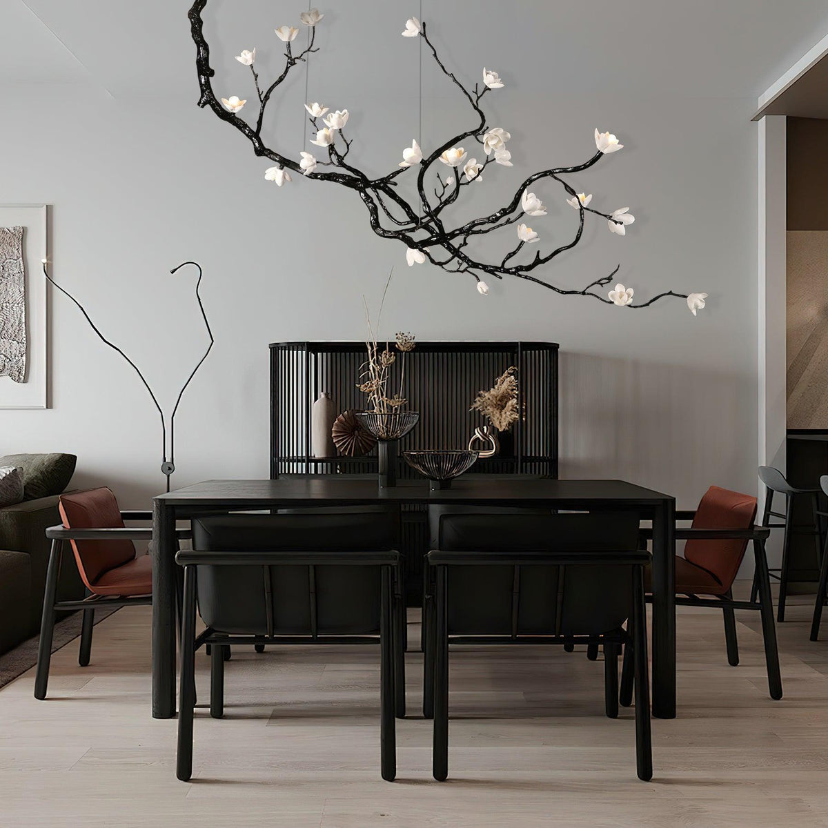 Ceramic Flower Chandelier - view 4