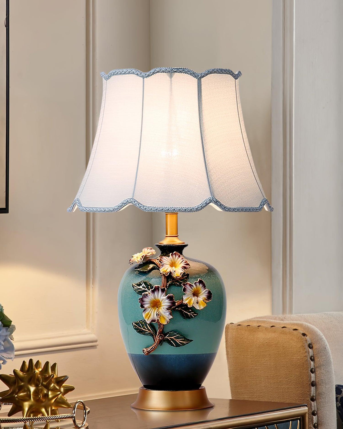 Ceramic Pattern Table Lamp - view 5