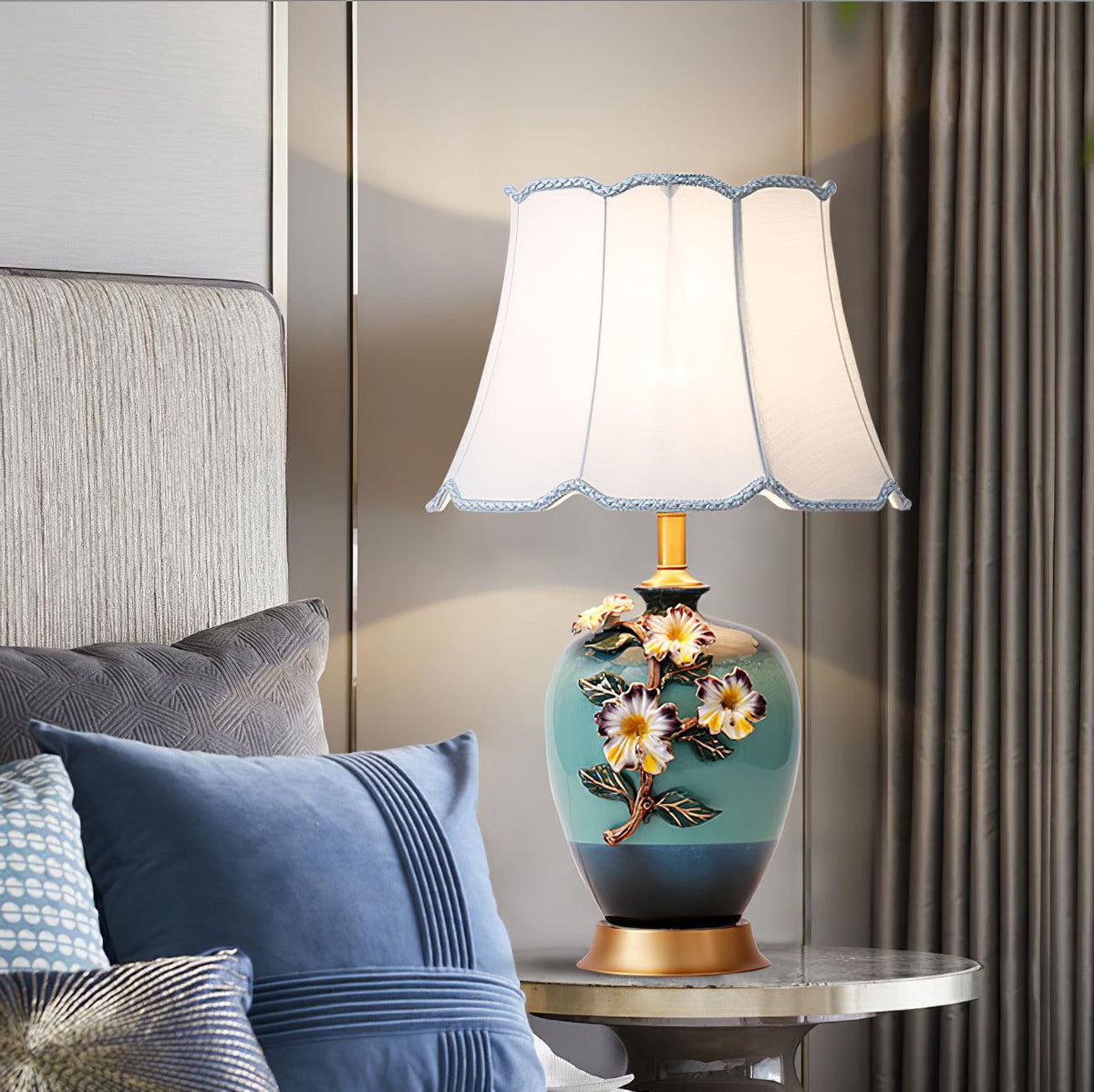 Ceramic Pattern Table Lamp - view 6