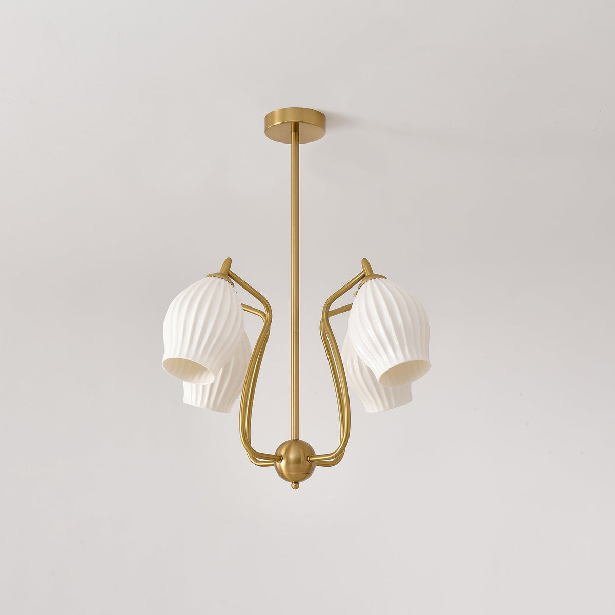 Ceramic Ribbed Chandelier - view 53