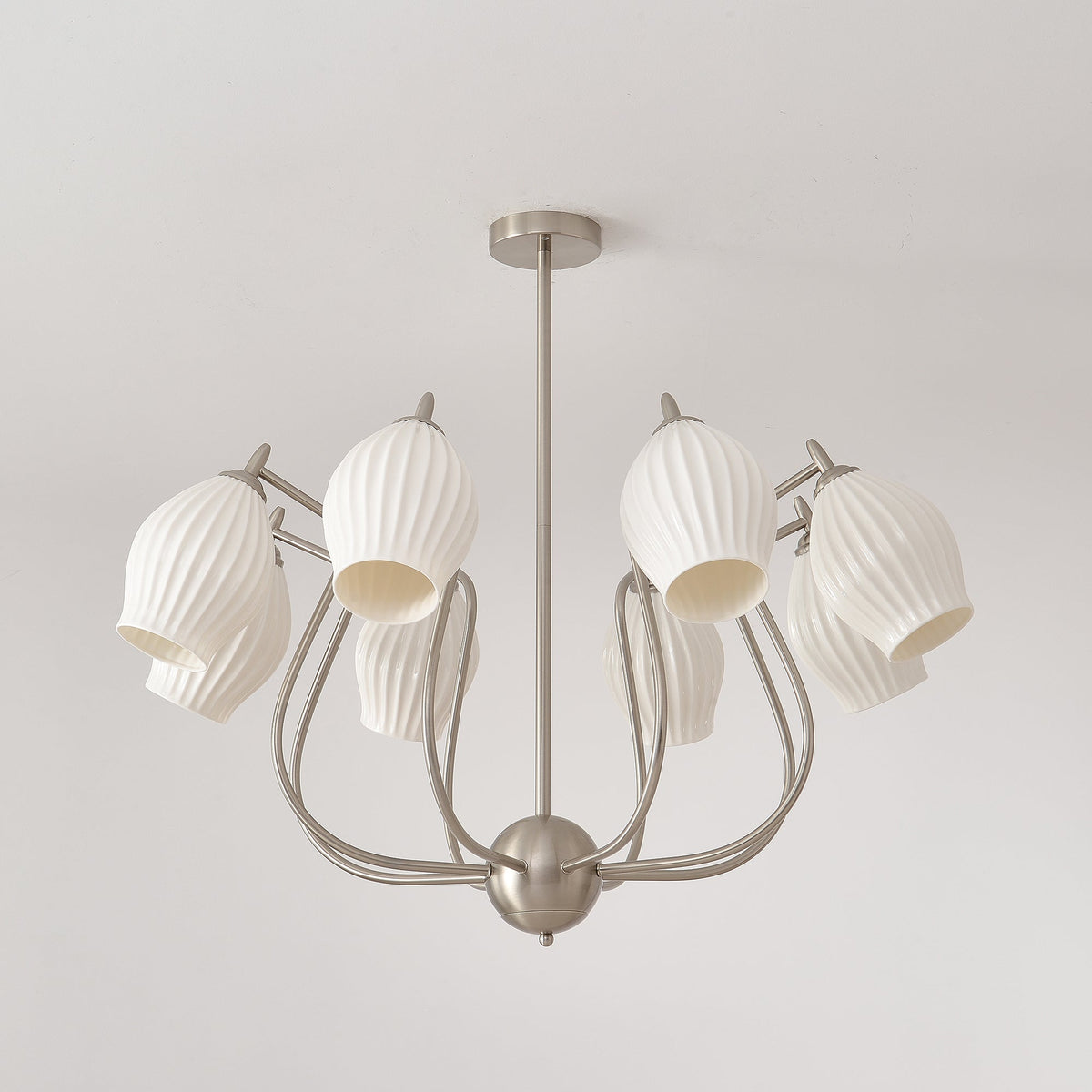 Ceramic Ribbed Chandelier - view 54