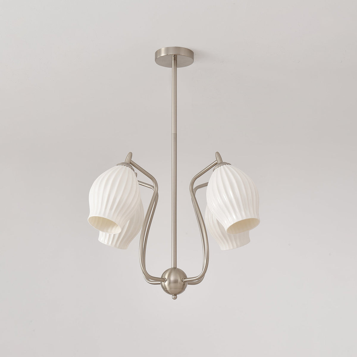 Ceramic Ribbed Chandelier - view 56