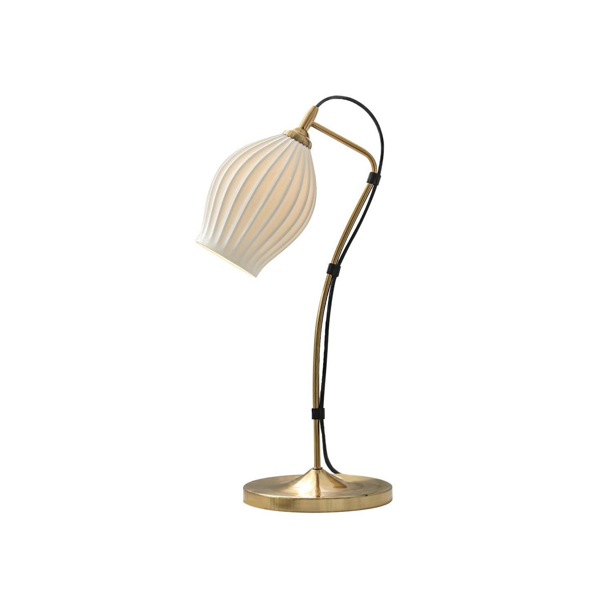 Ceramic Ribbed Table Lamp - view 24