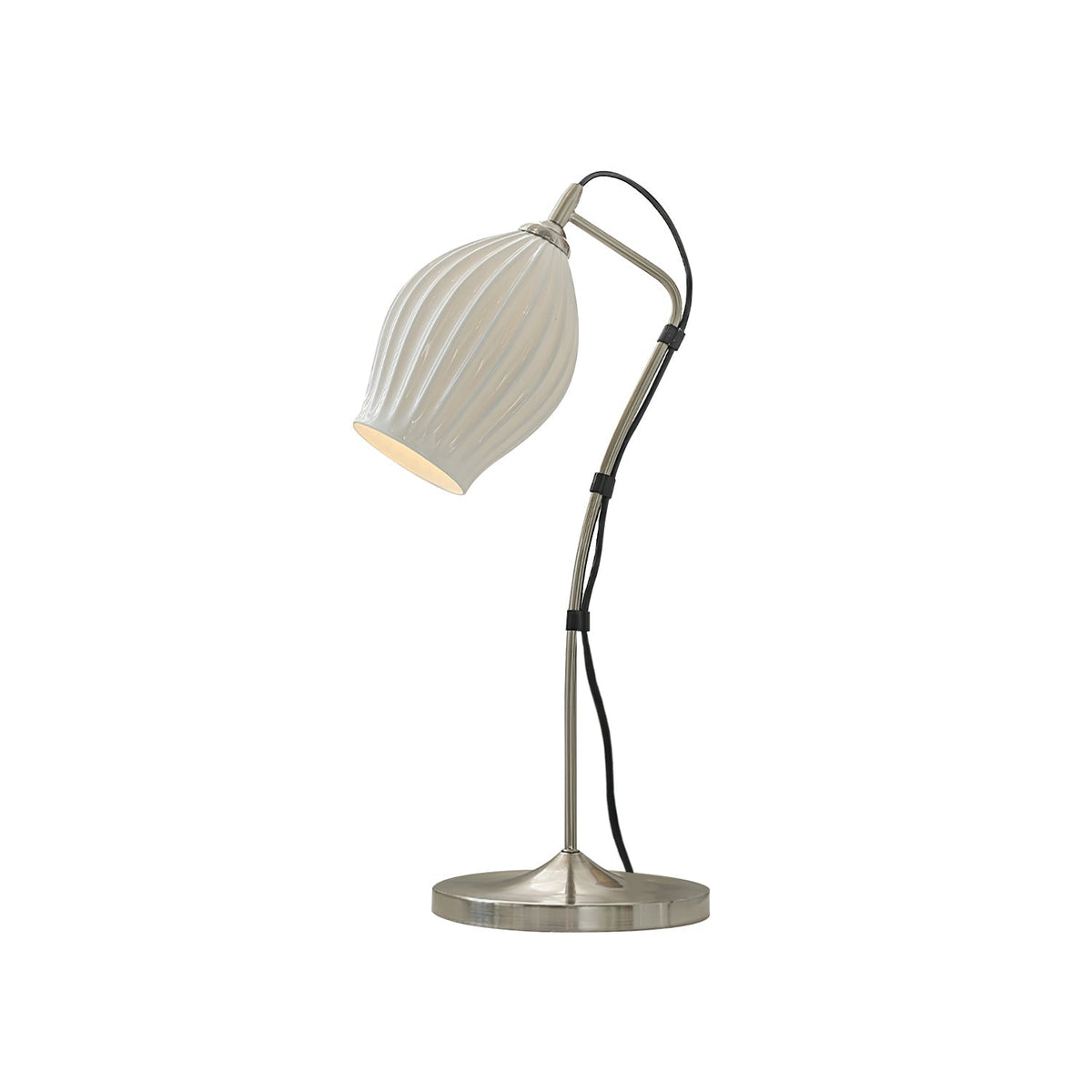 Ceramic Ribbed Table Lamp - view 28