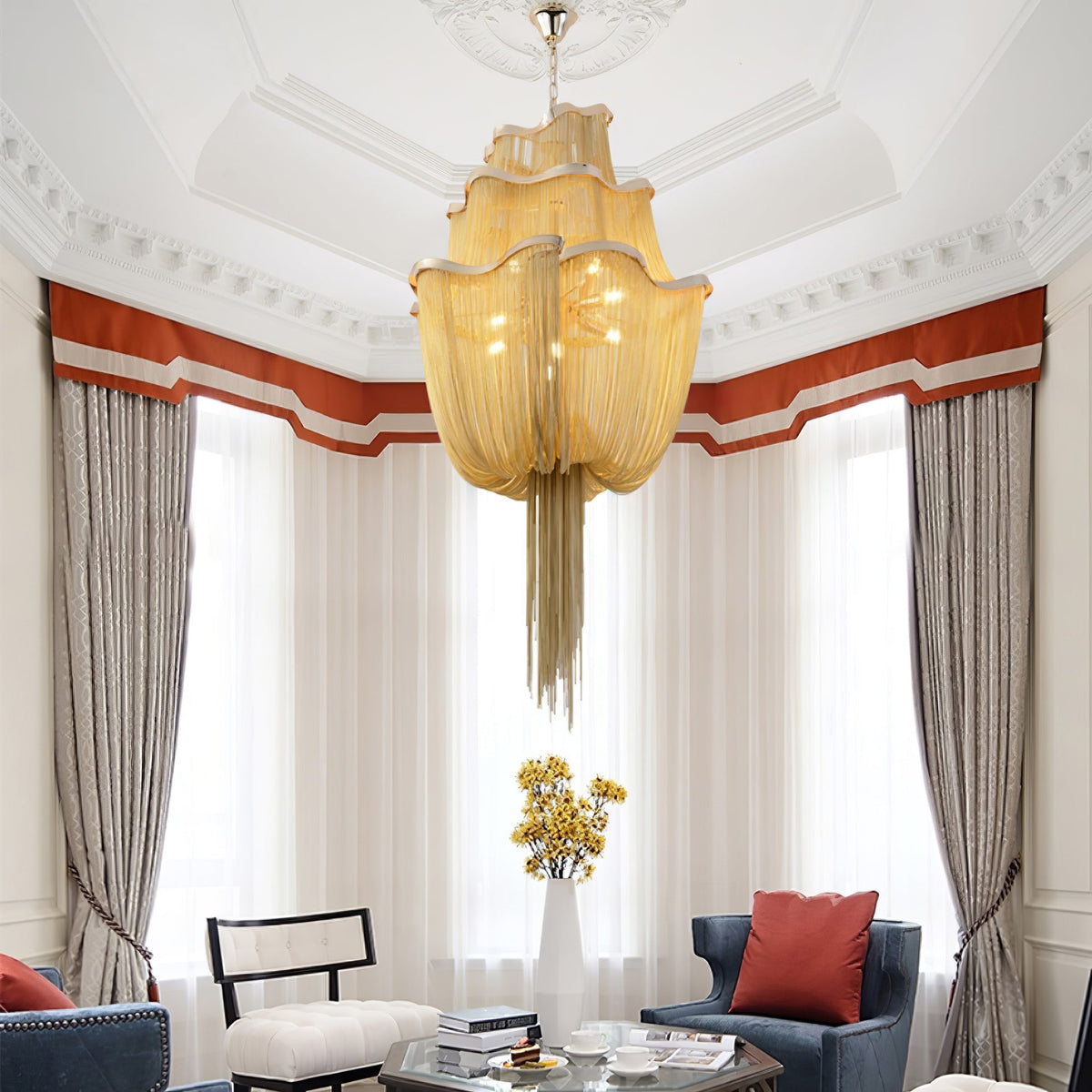 Chains Shimmering Chandelier - view 4