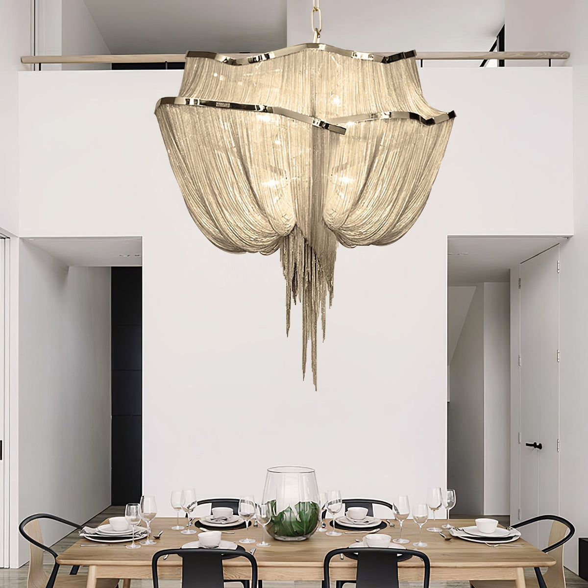 Chains Shimmering Chandelier - view 2