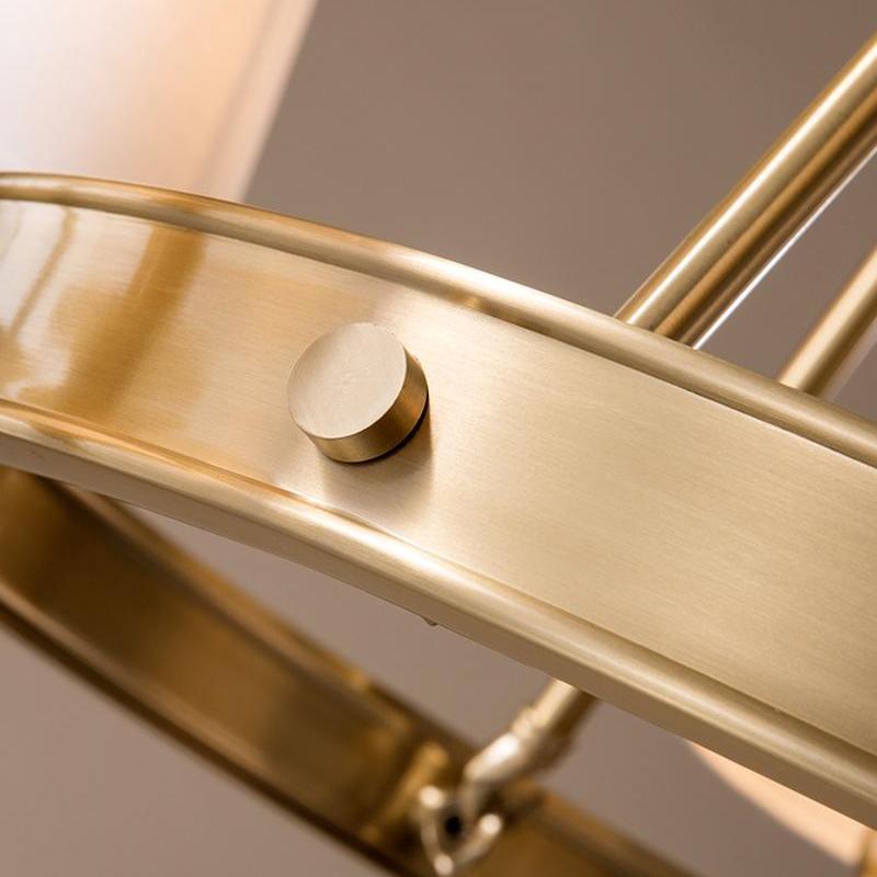 Antique Brass Chandelier - view 8