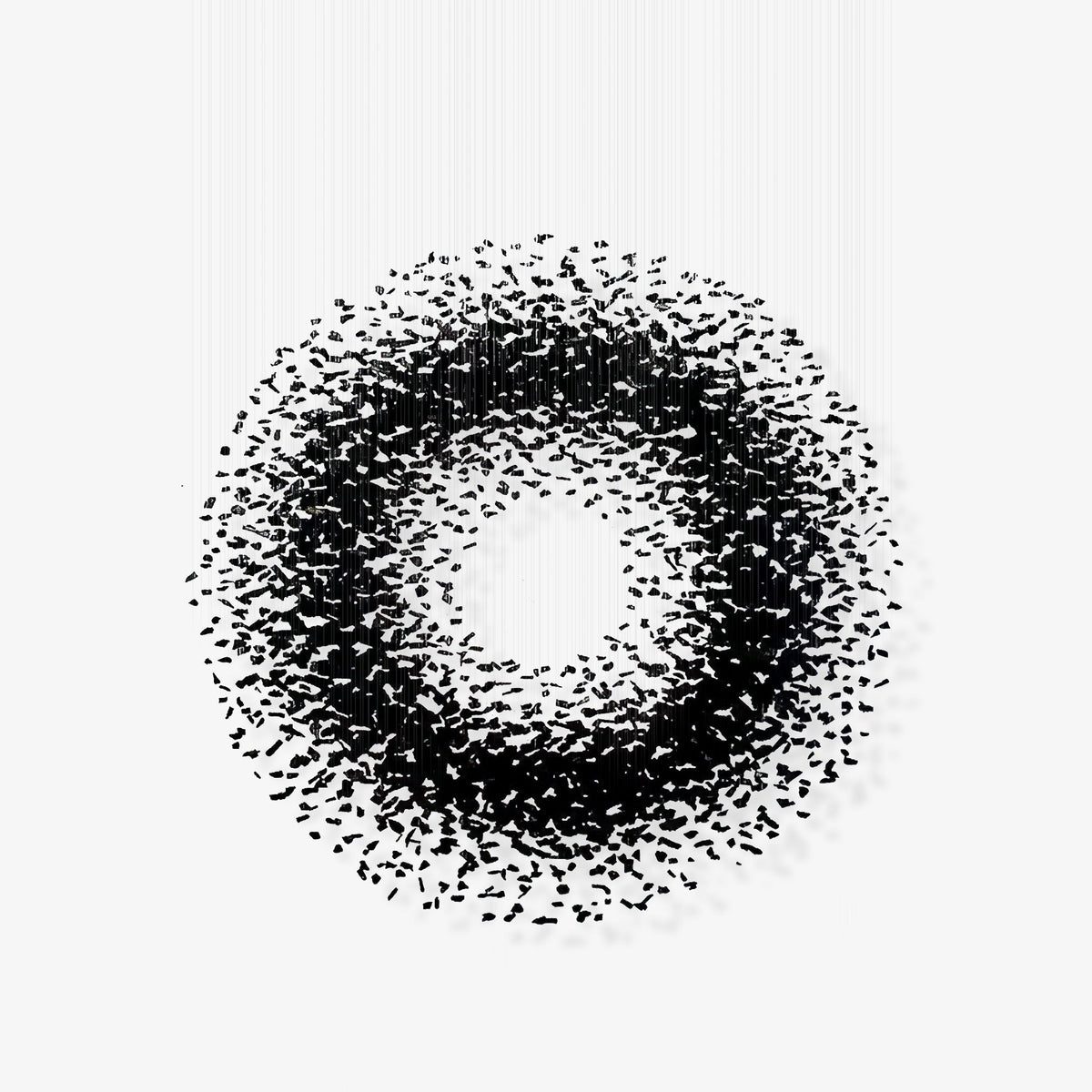 Charcoal Cascade Pixel Chandelier - view 20
