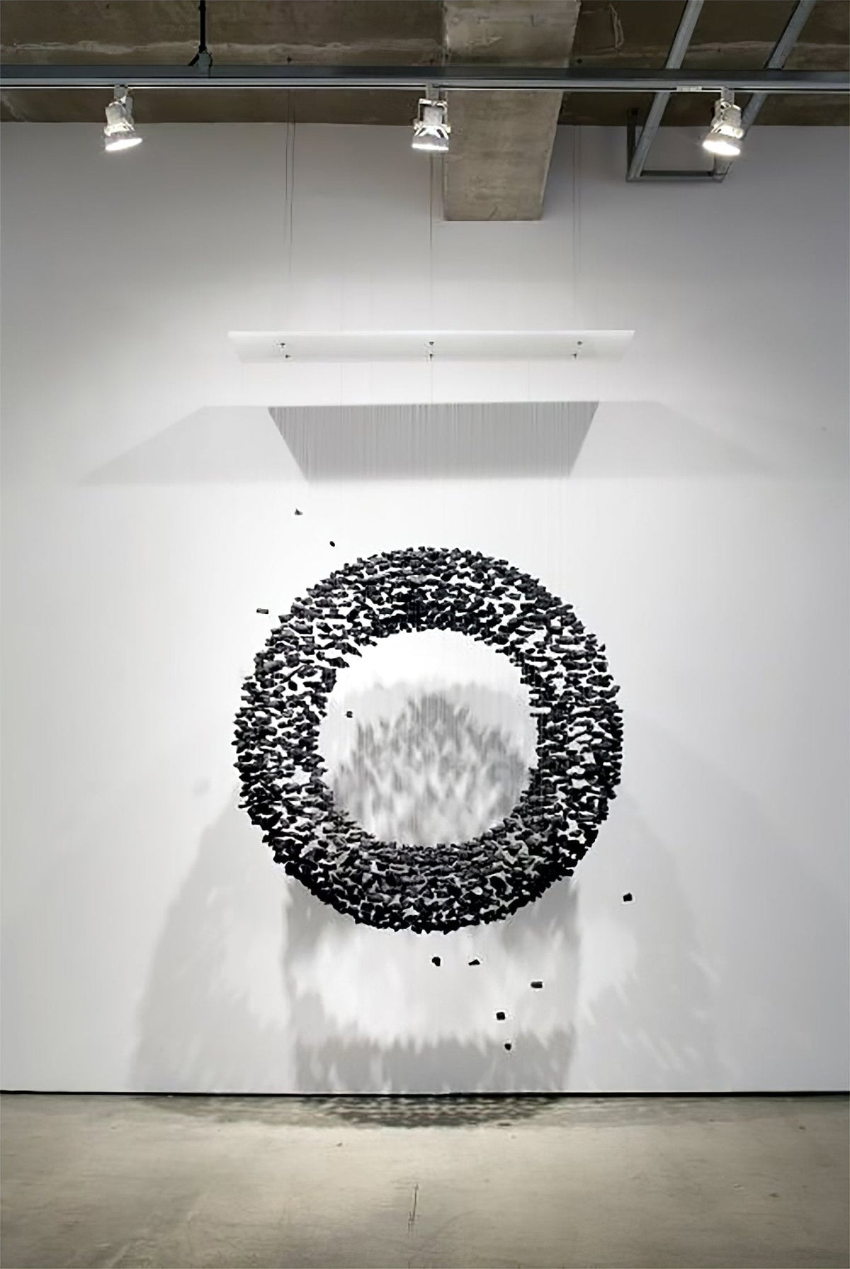 Charcoal Shape O Chandelier