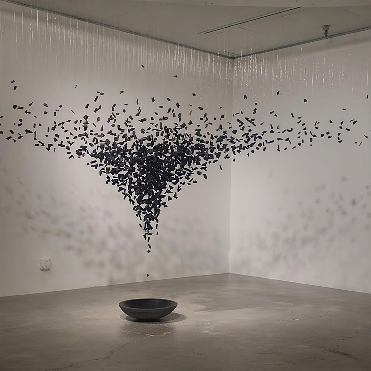 Charcoal Cascade Pixel Chandelier - view 8