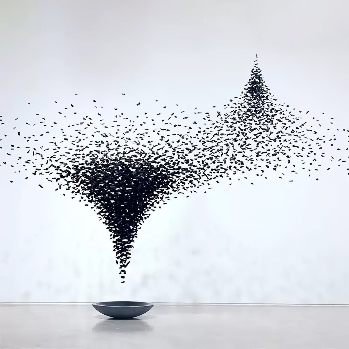 Charcoal Cascade Pixel Chandelier - view 7