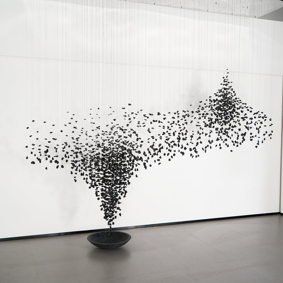 Charcoal Shape Hourglass Chandelier