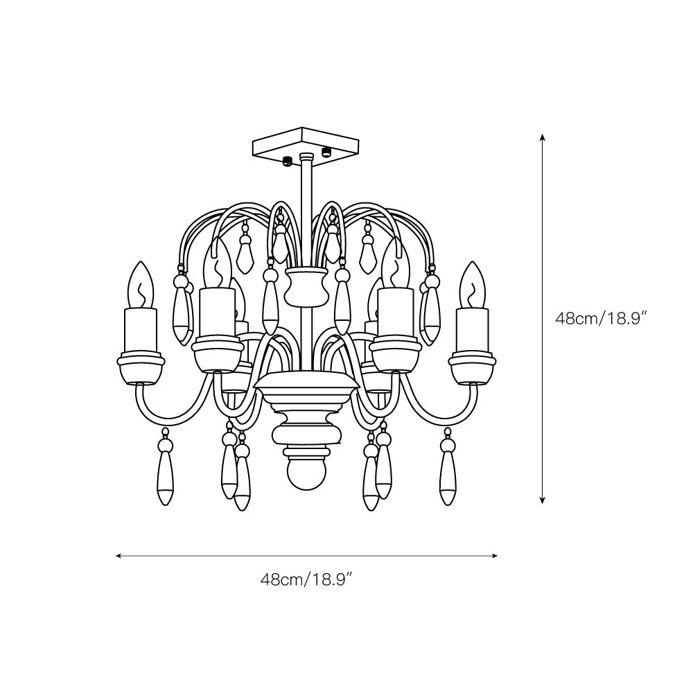 Chateau Nobles Chandelier - view 4