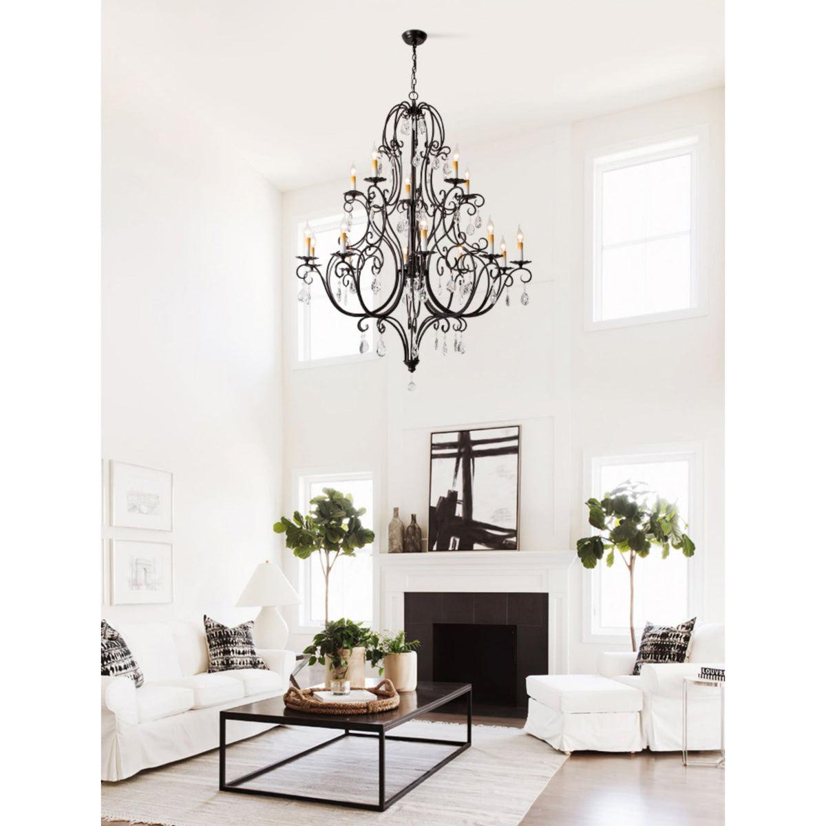 Chateau Tiered Chandelier - view 5