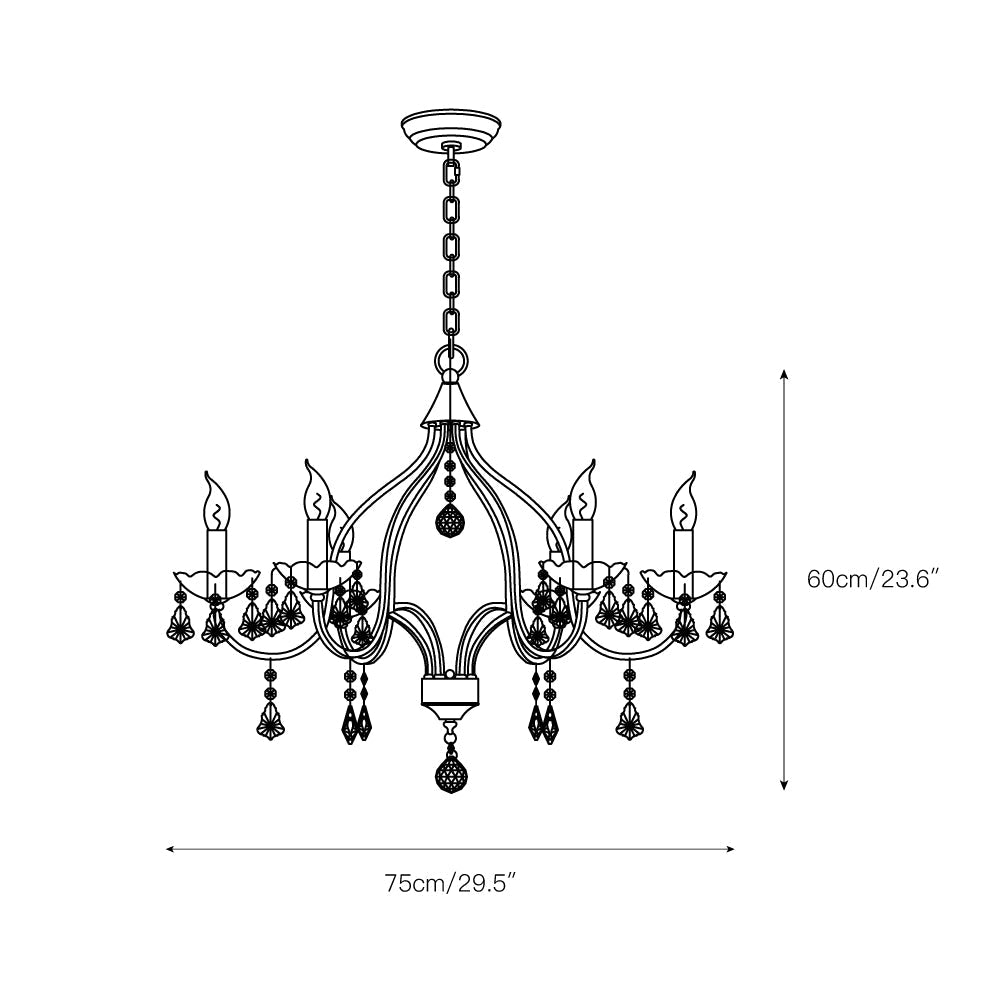 Chesterfield Chandelier - view 3