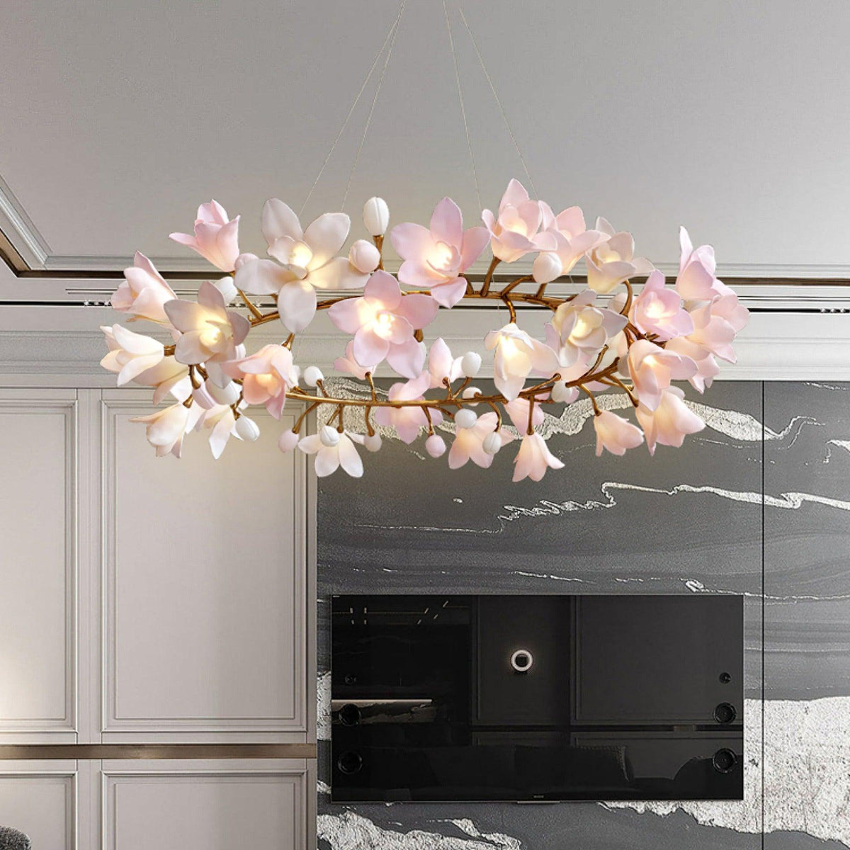 Circular Blossom Chandelier - view 4