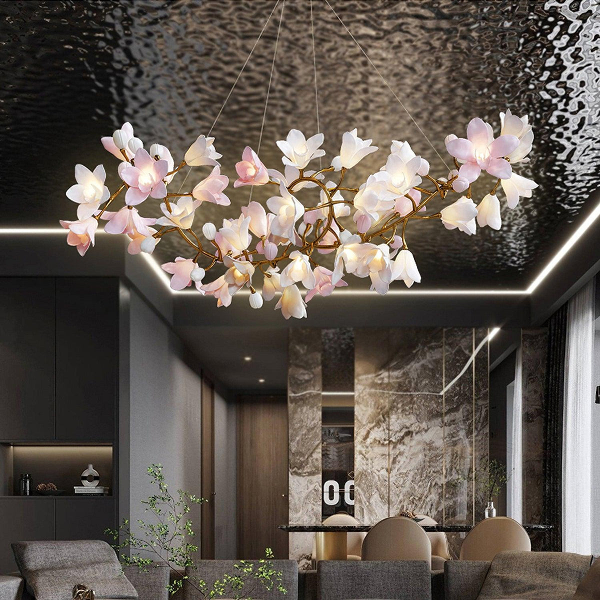 Circular Blossom Chandelier - view 5