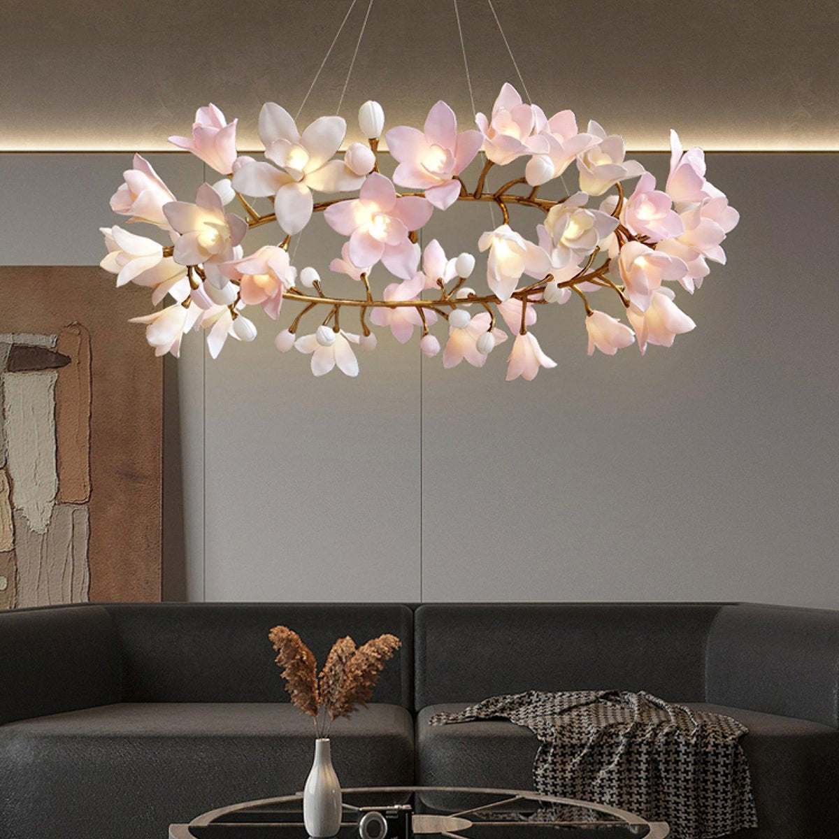 Circular Blossom Chandelier - view 7