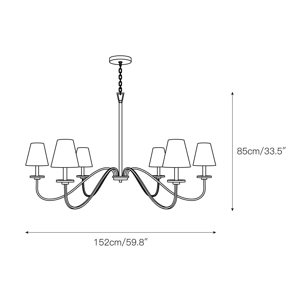 Cloverdale Chandelier - view 3