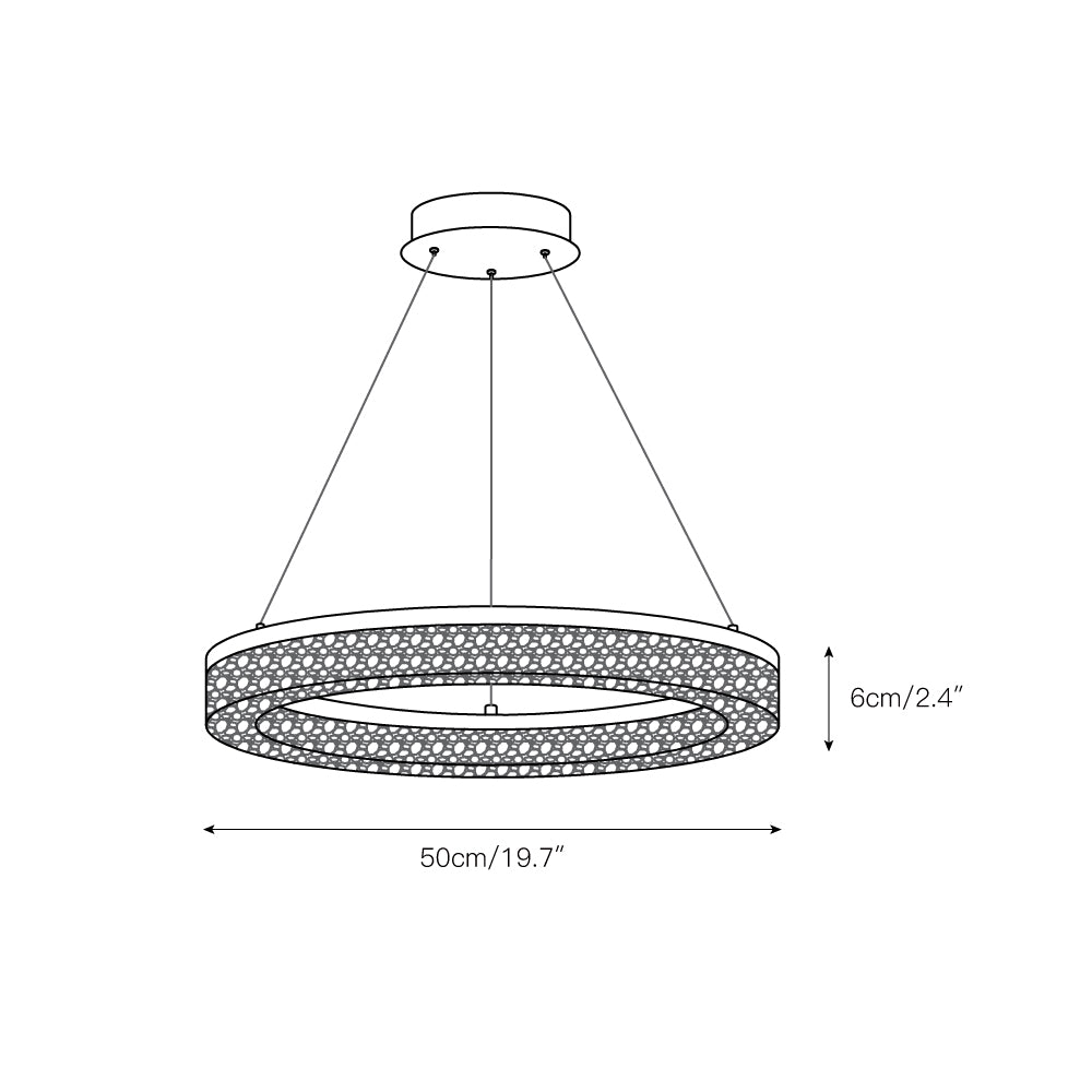 Coblitz Round LED Chandelier - view 4