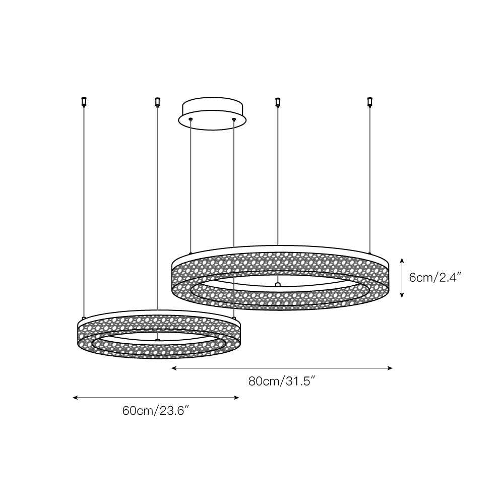 Coblitz Round LED Chandelier - view 7