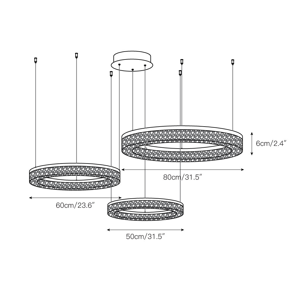 Coblitz Round LED Chandelier - view 8