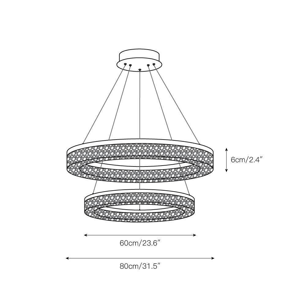 Coblitz Round LED Chandelier - view 5