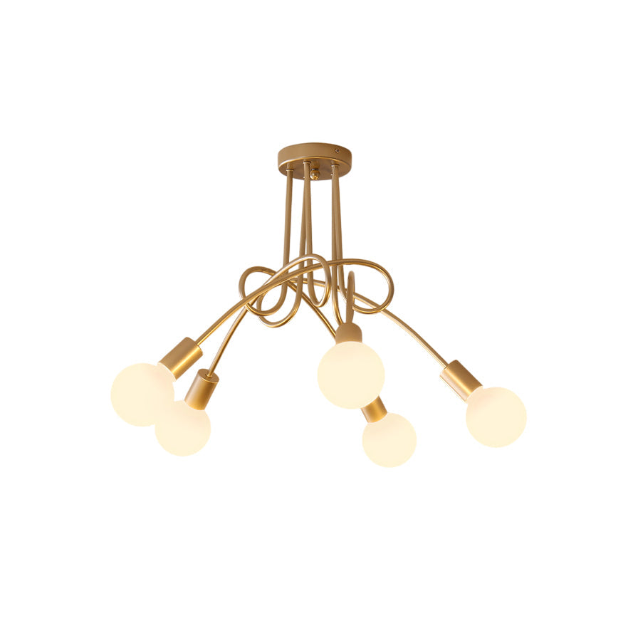 Colonial Sputnik Ceiling Lamp